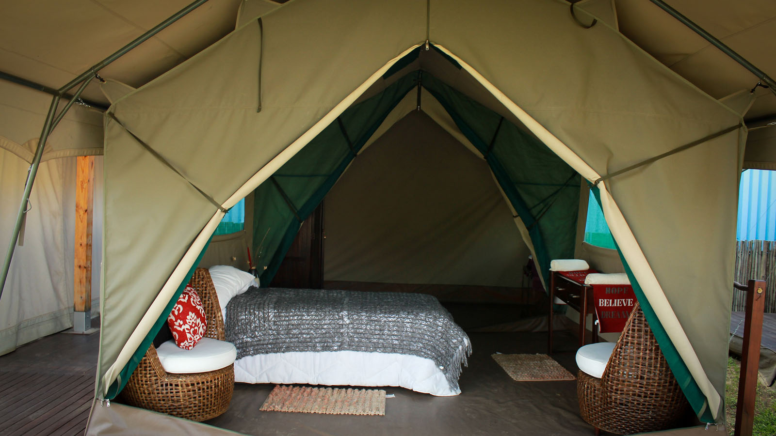 Luxury Tent Bedroom